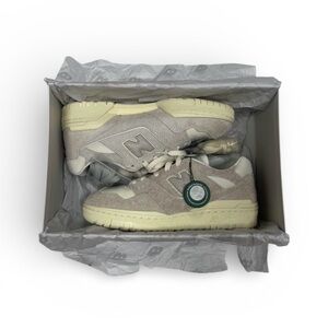New Balance Aime Leon Dore 550 Mens 8 Grey Suede Leather Sneakers BB550AC1 NEW
